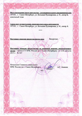 Лицензия на осуществление деятельности по монтажу, техническому обслуживанию и ремонту средств обеспечения пожарной безопасности зданий и сооружений